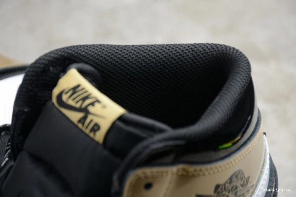 Patent High 007 Retro Jordan 1 861428-007 861428 Gold Toe  NRG 1208